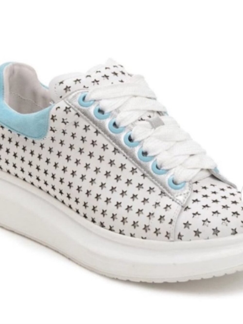 Hollie Watman Star Gazing Fashion Sneakers - Blue & Silver